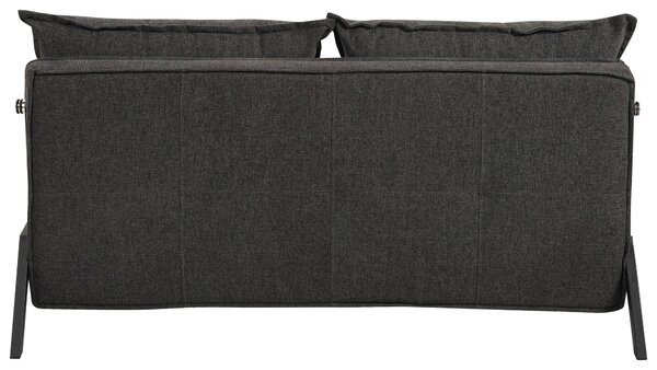 ROZKLÁDACÍ POHOVKA, textil, tmavě šedá Livetastic - Rozkládací pohovky, Online Only