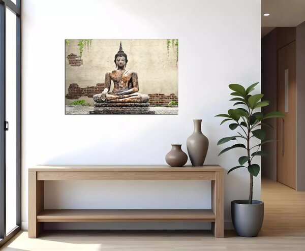 Obraz na plátně Sedící Budha