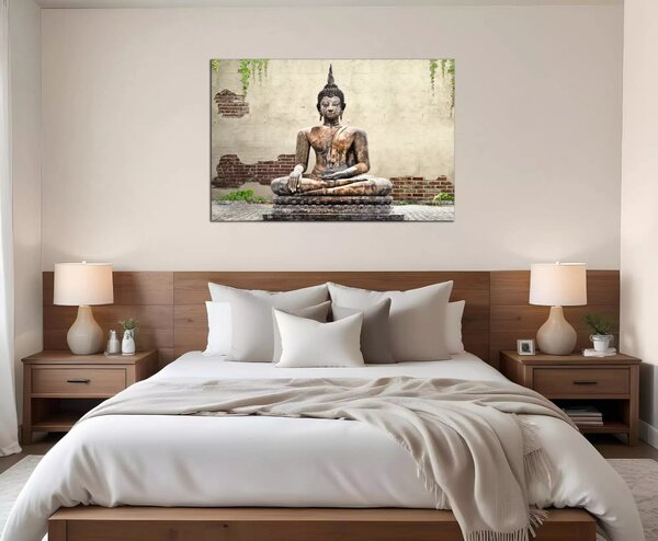 Obraz na plátně Sedící Budha