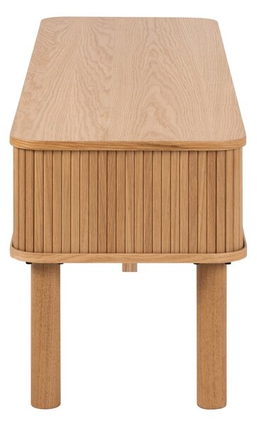 TV stolek v dekoru dubu v přírodní barvě 140x45 cm Langley – Actona