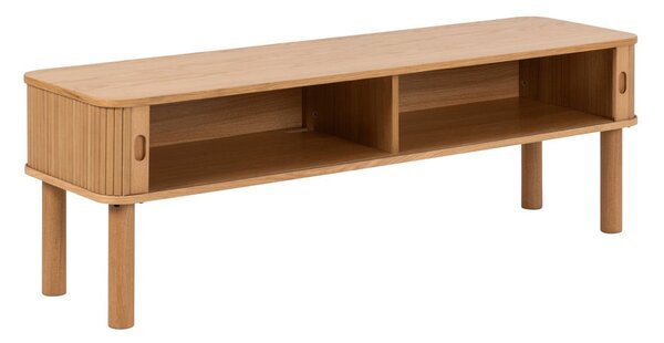TV stolek v dekoru dubu v přírodní barvě 140x45 cm Langley – Actona