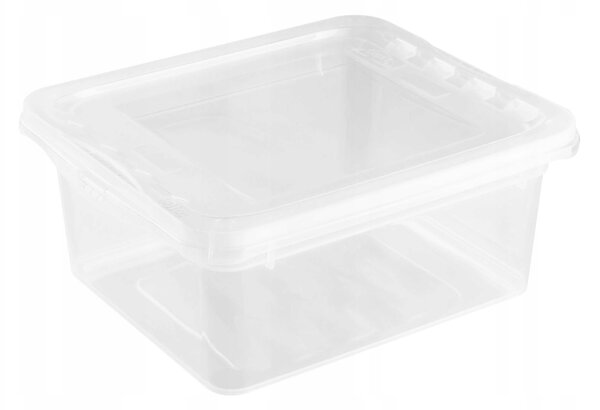 Keeeper Úložný box s víkem (má 2 funkce) BEA Clearbox 1,7L, 19,5 x 16,5 x 8,5 cm