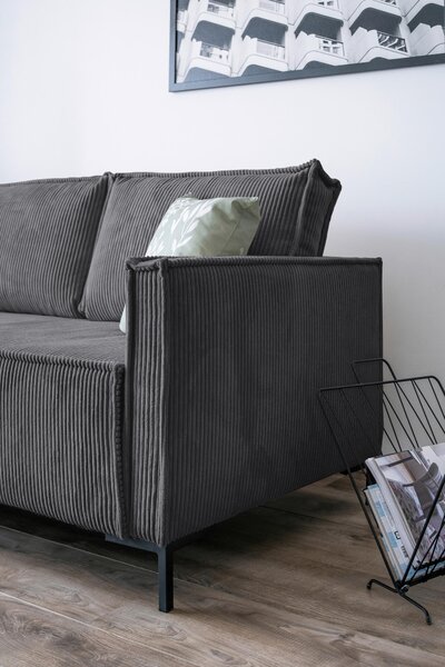 ROHOVÁ SEDAČKA, textil, šedá MID.YOU - Online Only sedačky, Online Only
