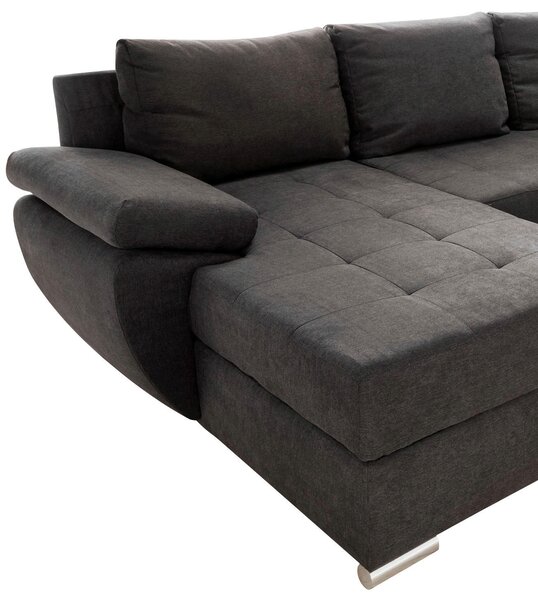 SEDACÍ SOUPRAVA, textil, hnědá P & B - Sedací soupravy, Online Only