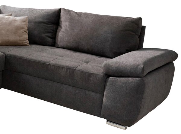 SEDACÍ SOUPRAVA, textil, hnědá P & B - Sedací soupravy, Online Only
