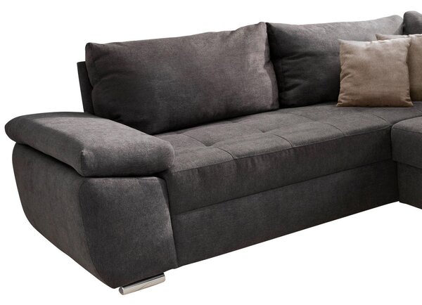 SEDACÍ SOUPRAVA, textil, hnědá P & B - Sedací soupravy, Online Only