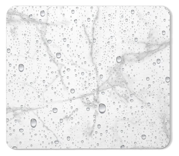 Bílo-šedá koupelnová předložka z křemeliny 35x45 cm Aqua – douceur d'intérieur
