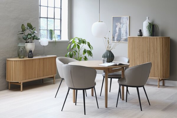 Designový jídelní stůl Wally 120 - 165 cm přírodní dub