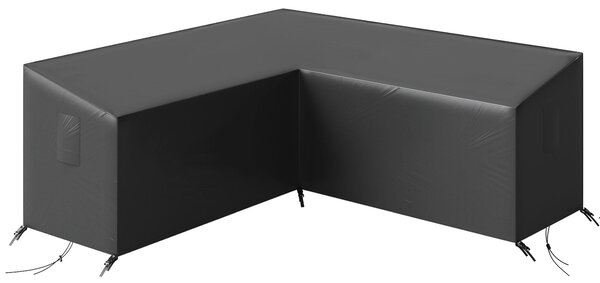 Outsunny ochranný potah na zahradní nábytek — voděodolný V‑tvarovaný potah, 420D Oxford s ochranou proti UV, odolný proti větru, 216 × 216 × 78 cm — č