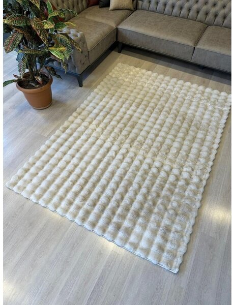 Slonovinový pratelný koberec 120x170 cm Bubble Emarald – Mila Home