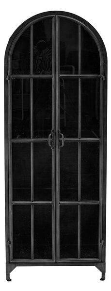 Černá kovová vitrína 56,5x152,5 cm Papole – Bloomingville