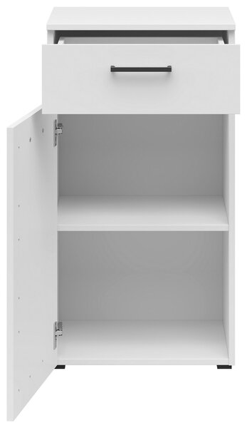 KOMODA, bílá, 45/83/40 cm Carryhome - Široké komody