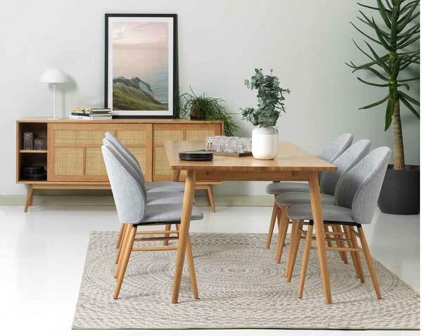 Designový jídelní stůl Tallys 190 cm přírodní dub