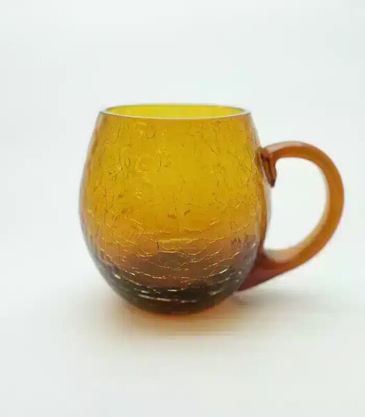 Sklárna Častolovice - Půllitr 0,5l - Krakle – amber