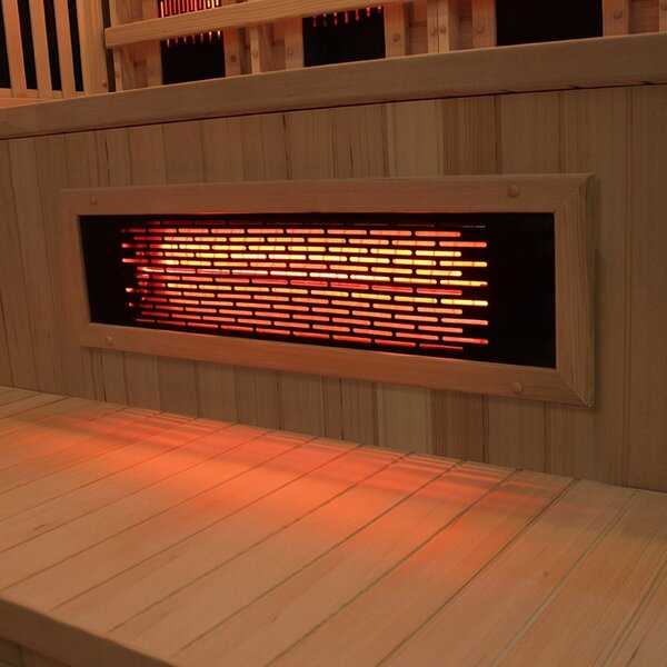 BPS-koupelny Kombinovaná sauna 2v1 HYD-7524 - Infrasauna + finská sauna 150x150, 4-5 osob