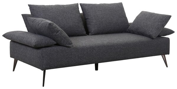 ROZKLÁDACÍ POHOVKA, textil, tmavě šedá Livetastic - Rozkládací pohovky, Online Only