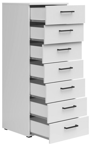 KOMODA, bílá, 45/115/40 cm Carryhome - Široké komody