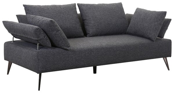 ROZKLÁDACÍ POHOVKA, textil, tmavě šedá Livetastic - Rozkládací pohovky, Online Only