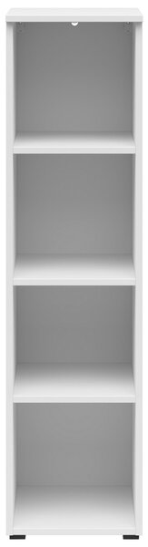 REGÁL, bílá, 30/115/40 cm Carryhome - Knihovny