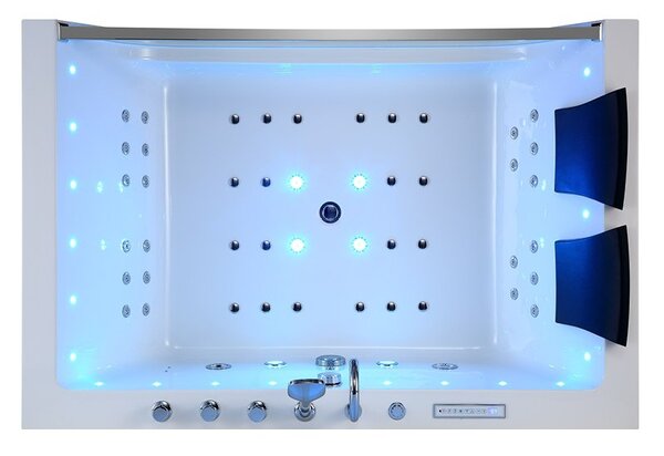 BPS-koupelny Hydromasážní vana HYD-NI937 180x120 s ohřevem vody