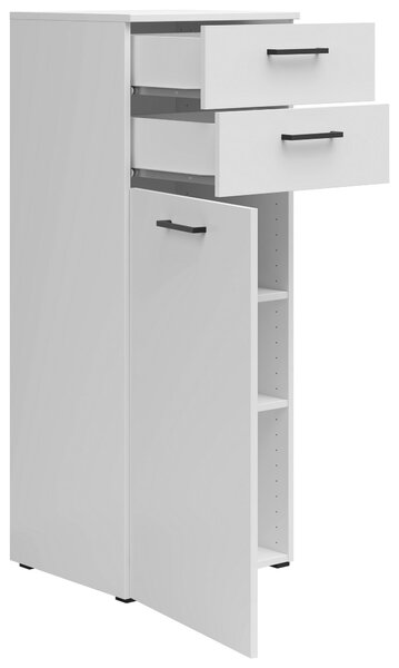 KOMODA, bílá, 45/115/40 cm Carryhome - Široké komody