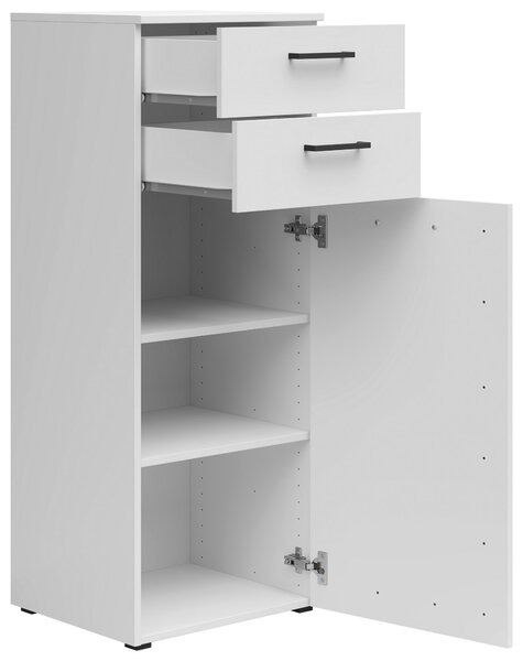 KOMODA, bílá, 45/115/40 cm Carryhome - Široké komody