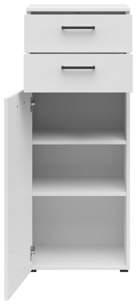 KOMODA, bílá, 45/115/40 cm Carryhome - Široké komody