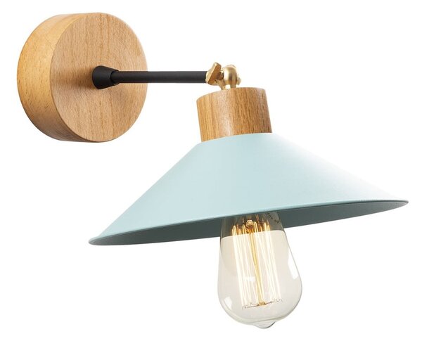 Tyrkysové/v přírodní barvě nástěnné svítidlo ø 24 cm Manavgat – Opviq lights