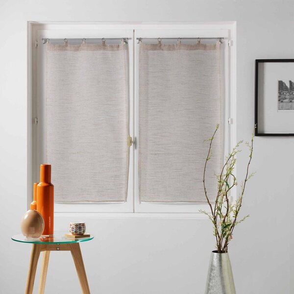 Béžové voálové záclony v sadě 2 ks 60x90 cm Milza – douceur d'intérieur