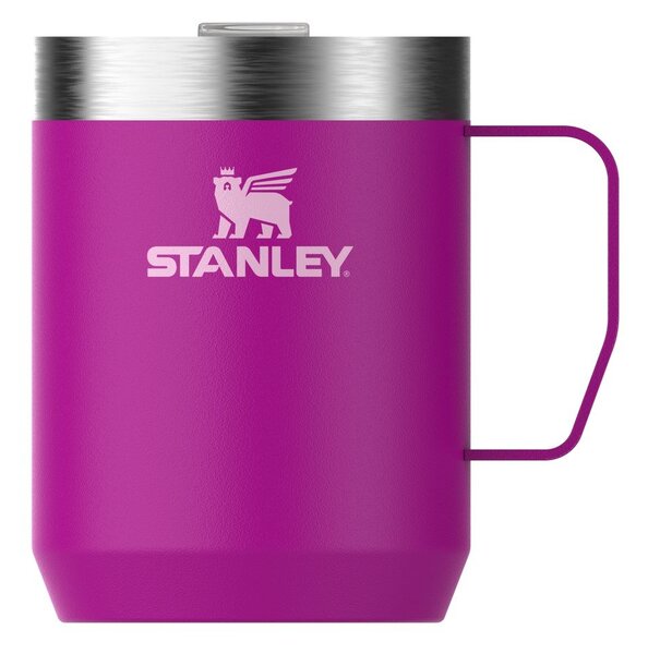 Růžový termo hrnek z nerezové oceli 230 ml Stay-Hot Camp Mug Violet Blossom – Stanley