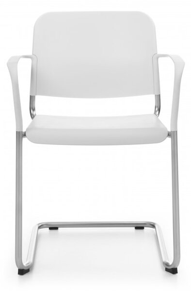 ProfiM - Židle ZOO 502V /2P čalouněný sedák, plastový opěrák s pérovou kostrou