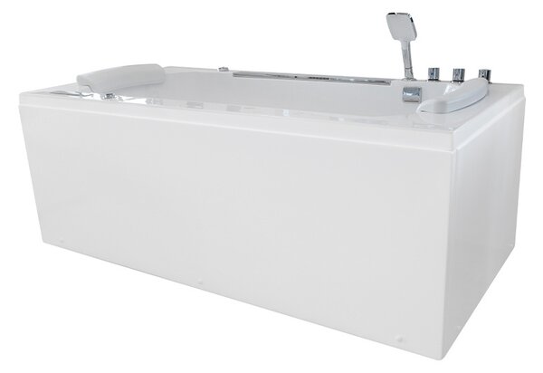 BPS-koupelny Hydromasážní vana HYD-MA941 180x90 BÍLÁ s ohřevem vody