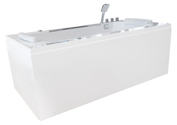 BPS-koupelny Hydromasážní vana HYD-MA941 180x90 BÍLÁ s ohřevem vody