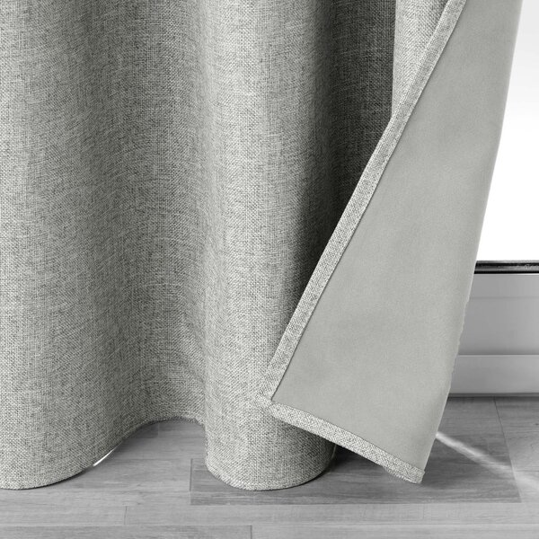 Světle šedý zatemňovací závěs 140x260 cm Crepuscule – douceur d'intérieur