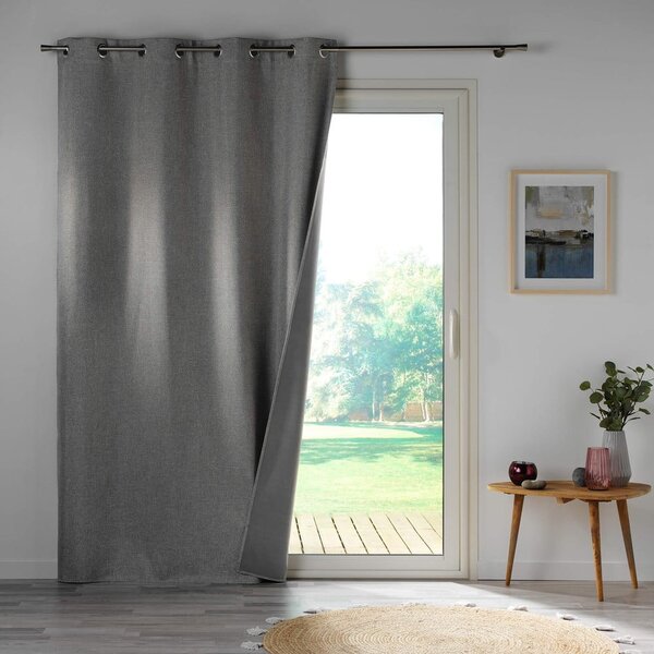 Světle šedý zatemňovací závěs 140x260 cm Crepuscule – douceur d'intérieur