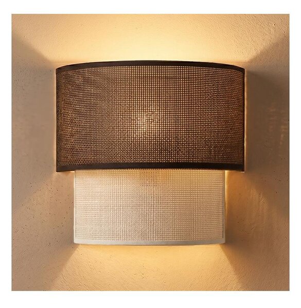 Brilagi - LED Nástěnné svítidlo BOHO ECO 1xE27/10W/230V hnědá/krémová