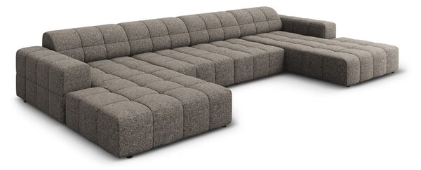 Tmavě šedá rohová pohovka (do "U") Chicago – Cosmopolitan Design