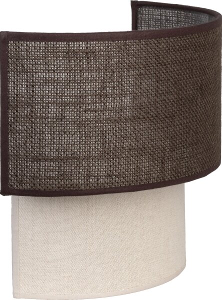 Brilagi - LED Nástěnné svítidlo BOHO ECO 1xE27/10W/230V hnědá/krémová