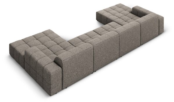 Tmavě šedá rohová pohovka (do "U") Chicago – Cosmopolitan Design