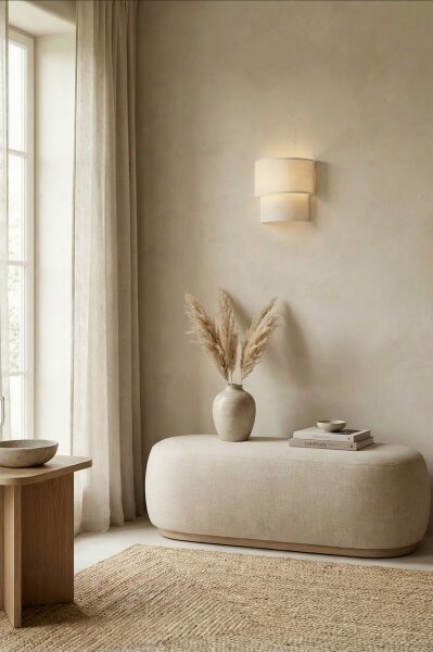 Brilagi - LED Nástěnné svítidlo BOHO ECO 1xE27/10W/230V krémová