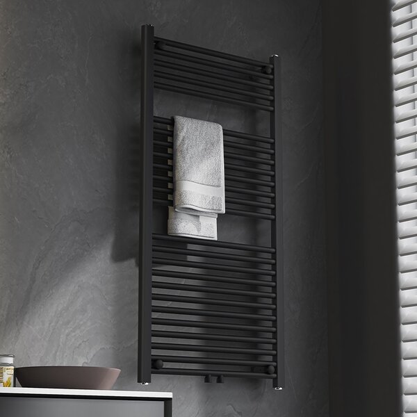 BPS-koupelny Koupelnový radiátor HYD-COR-BL-1 60x120 cm, černý