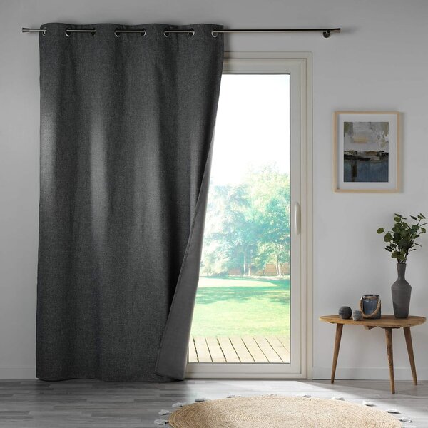 Šedý zatemňovací závěs 140x260 cm Crepuscule – douceur d'intérieur