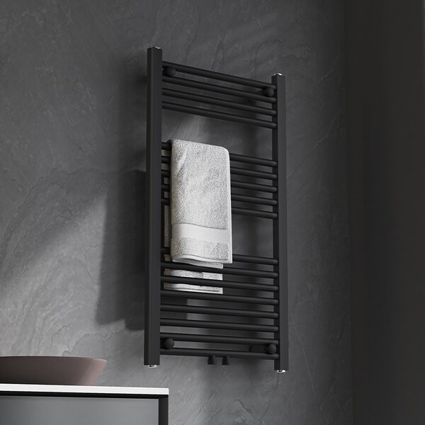 BPS-koupelny Koupelnový radiátor HYD-COR-BL-2 50x90 cm, černý
