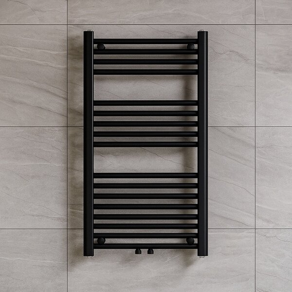 BPS-koupelny Koupelnový radiátor HYD-COR-BL-2 50x90 cm, černý