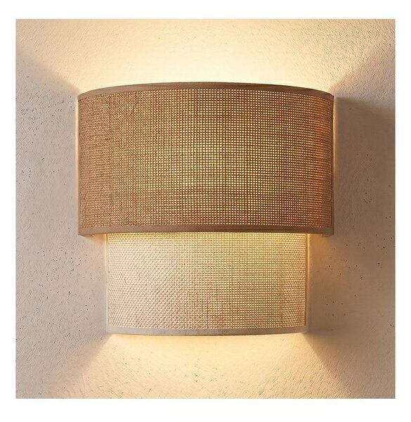 Brilagi - LED Nástěnné svítidlo BOHO ECO 1xE27/10W/230V béžová/krémová