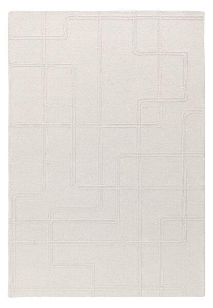 Krémový ručně tkaný vlněný koberec 120x170 cm Ada – Asiatic Carpets