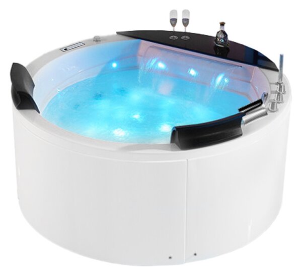 BPS-koupelny Hydromasážní vana HYD-DE916-155 155x155 s ohřevem vody