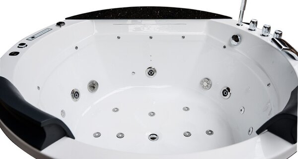 BPS-koupelny Hydromasážní vana HYD-DE916-155 155x155 s ohřevem vody