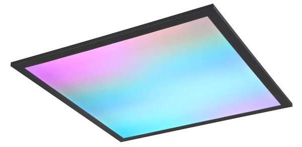 Černé LED stropní svítidlo 44.5x44.5 cm Beta – Trio