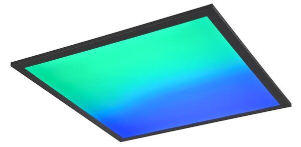 Černé LED stropní svítidlo 44.5x44.5 cm Beta – Trio